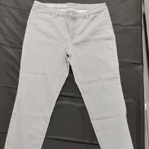 Talbots Women's Skinny Jeans in Soft Gray